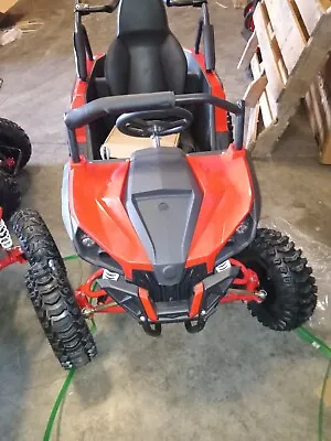 MotoTec Raider Kids UTV 48v 1200w Full Suspension Powerful Motor - Red ✅ • $1275