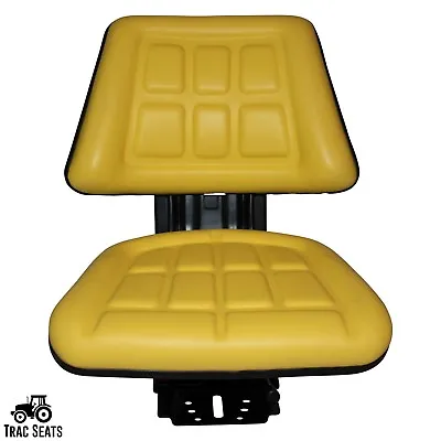 Yellow Tractor Suspension Seat Fit John Deere 5200 5210 5300 5310 5510 • $119.98