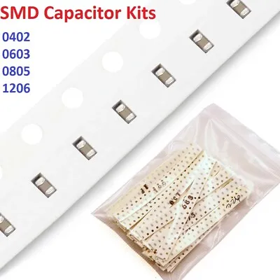 0402 0603 0805 1206 SMD/SMT Capacitors Component Assortment Kits Element • $2.90