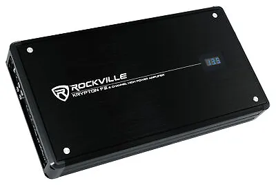 Rockville KRYPTON F2 2400w Peak/600w RMS 4 Channel Amplifier Car Stereo Amp • $124.95