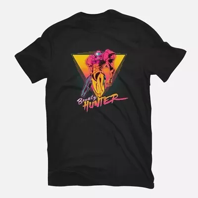 Metroid Space Bounty Hunter Premium T-shirt In Black  Small Size Only • $16