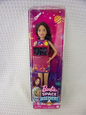 Barbie Space Discovery Skipper Doll: Pink Planetary Dress Laptop Binocular NEW • $18.82