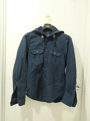£13.99 • Buy Logg (H&M) Hooded Jacket Shirt Slim Fit 100% Cotton 