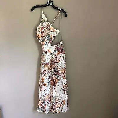 NWT Authentic ZIMMERMANN  Pattie Floral One-Shoulder Midi Dress Size AU 3 • $320