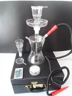 £69.99 • Buy New Medium Shisha Modern HOOKAH Nargilla Free Coil Foil & Tips Full Gift Box