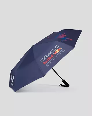 Red Bull Racing F1 2023 Team Compact Umbrella Castore Navy Free UK Shipping • £35.95