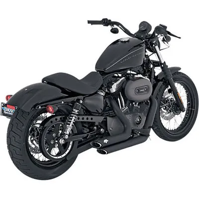 Vance & Hines Shortshots Exhaust Black Harley Sportster 883 883c Iron 883n 883l • $599.99