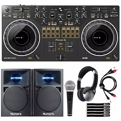 Pioneer DJ DDJ-REV1 Scratch Style 2-Channel Controller W Speakers + Headphones • $404.40