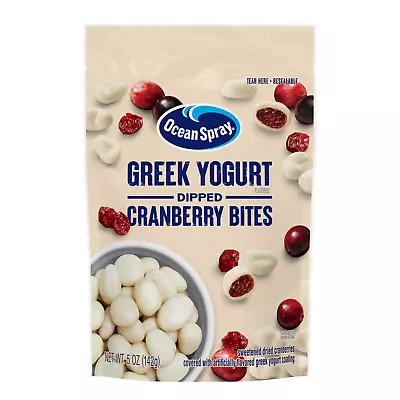 Ocean Spray® Greek Yogurt Covered Craisins® Greek Yogurt Flavored Covered 5 Oz • £4.96