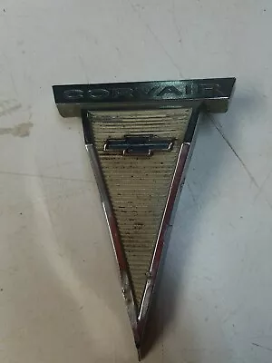 $40 • Buy 1962 Chevy Corvair Front Grille Emblem Badge Ornament Vintage 