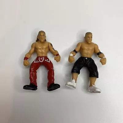 £5.99 • Buy 2 WWE JAKKS Micro Aggression Wrestling Figures - John Cena & Shaun Michaels