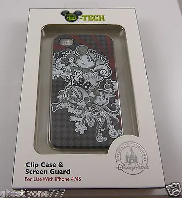 For Iphone 4 / 4S Mickey Mouse D-Tech Phone Case Disneyland Disney Parks • $19.99