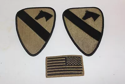 Lot Of Military Veteran Patches 1st Cavalry Division 1CAV US Army Flag 3PC • $13.56