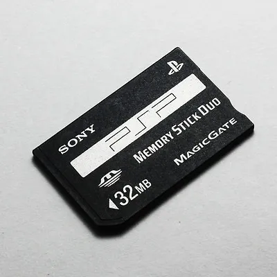 Sony 32MB Memory Stick Duo MS Card Non-PRO For Sony PSP And Old CamerasPSP-M32 • $4.99