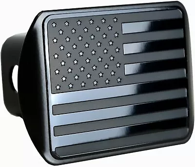 EVerHitch American Black Flag Metal Hitch Cover (Fits 1.25  Receiver) • $19.99