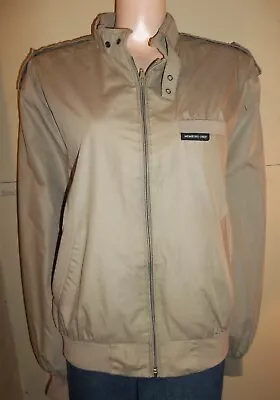 VTG MEMBERS ONLY MENS JACKET BROWN SIZE 42 LARGE 80's • $24.99