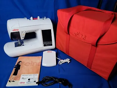 Elna Xquisit II 9020 Sewing Machine W/ Soft Case • $495