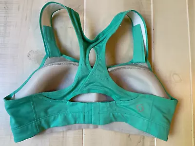 MOVING COMFORT Teal Blue Sports Bra Size 36B Women's • $14