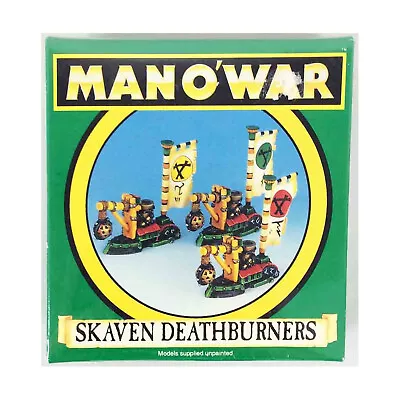 Games Workshop Man O' War Skaven Deathburners SW • $34.95