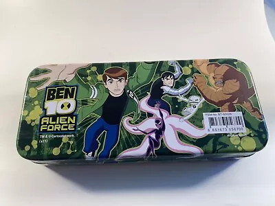 Ben 10 Pencil Case Box Organizer 8 1/4 X 3 1/2 X 2 1/2. • $13.99