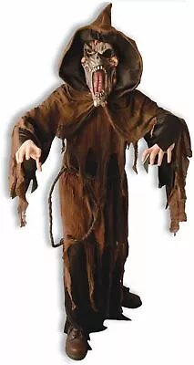 Mega Reaper Of The Dead Grim Death Zombie Fancy Dress Up Halloween Adult Costume • $80.83