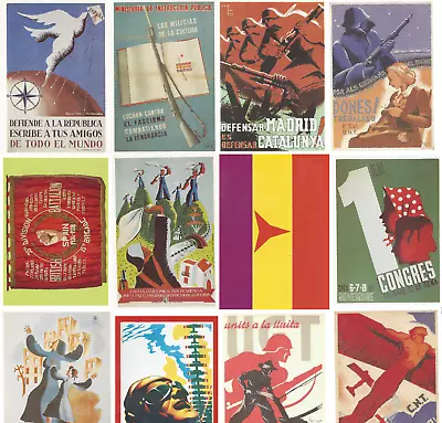 £1.99 • Buy SPANISH CIVIL WAR POSTCARD Republican Anti Fascist NEW Communism Trade Union CNT