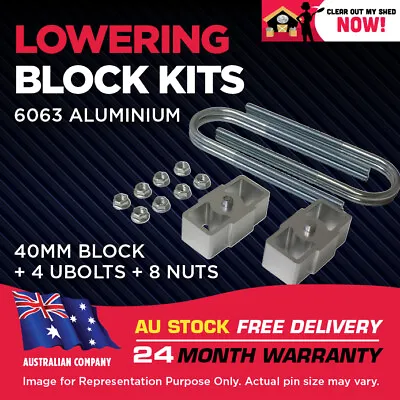 Lowering Blocks Kit Ford Falcon EF EL AU BA BF BG UTE TRAY VAN WAGON 1.5  (40mm) • $80.95