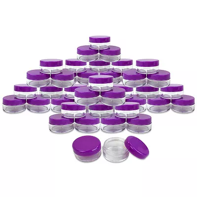 25 Pieces 5 Gram/5ML Plastic Makeup Cosmetic Lotion Cream Sample Jar Containers • $6.99