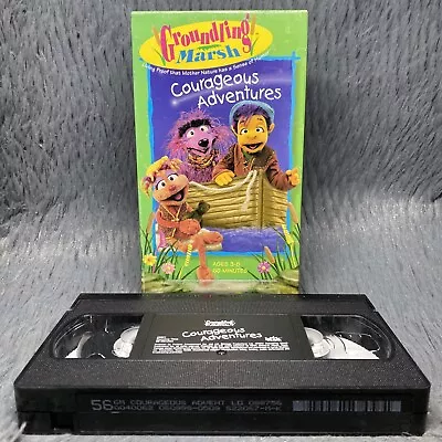 Groundling Marsh - Courageous Adventures VHS Tape 1998 Puppets Cartoon Show Rare • $49.99