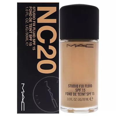 £29 • Buy MAC Studio Fix Fluid Foundation SPF15 NC20 BNIB *unopened*