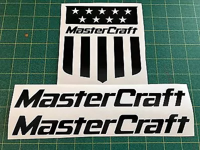 MasterCraft Boats BLACK Sticker DECAL For Wakeboard You Get 3! • $8.99