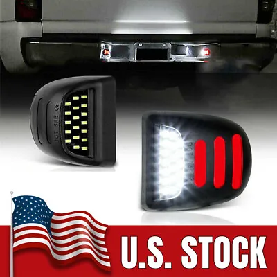 2x LED License Plate Light Lamp For Chevy Silverado For Sierra YukonXL 1500 2500 • $8.99