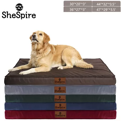 SheSpire Orthopedic Memory Foam M L XL XXL Dog Cooling Bed Soft Pet Mattress • $39.89