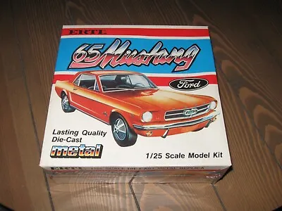 NEW NEW Ertl 1:25 Metal Model Kit 1965 Ford Mustang Coupe #8112 NEVER OPENED • $59.99