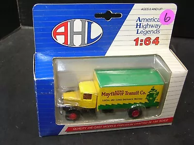 6. HARTOYS 1/64 AHL FORD F-5  TRUCK W/ MAYFLOWER TRANSIT CO.  DELIVERY/ BOX • $14.99