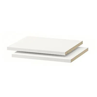 Ikea UTRUSTA Shelf To Fit Various Wardrobe Frame Size (2in1pack) [White] • £17.99