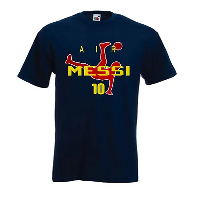$9.75 • Buy Lionel Messi FC Barcelona  Air Messi  Soccer World Cup Jersey T-Shirt