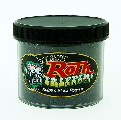 Lil' Daddy Roth Metal Flake Trippin' Spina's Black Powder • $18.99