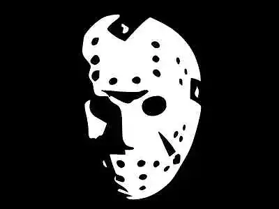 JASON MASK Friday The 13th Vinyl Decal Car Wall Window Sticker CHOOSE SIZE COLOR • $2.79