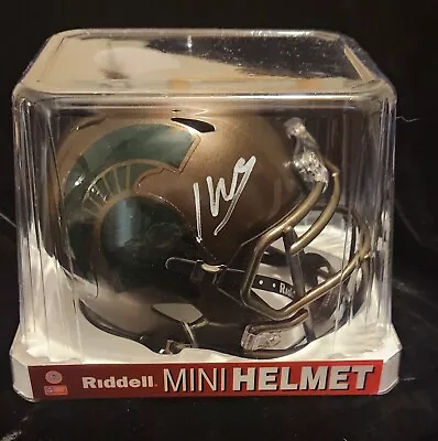 Rb Kenneth Walker Iii Michigan State Spartans Mini-helmet Auto Signed Coa  • $150.24