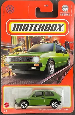 Matchbox 1976 Volkswagen Golf GTI MK1 Green ** FREE BOX SHIPPING ** • $7.25