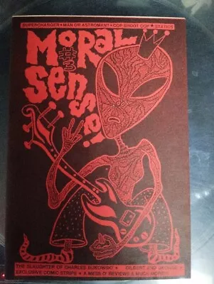 Moral Sense #3 Fanzine - Charles Bukowski Gilbert & George Man Or Astroman • £5