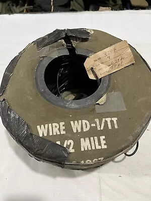 Military Field Telephone Wire Half Mile Of Two Strand Wire Unused Military Issue • $75