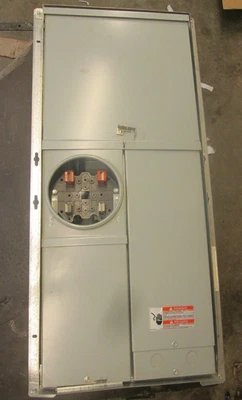 $175 • Buy Eaton 100 Amp Flush Mount Ring Style  Meter Socket Breaker Box Combination