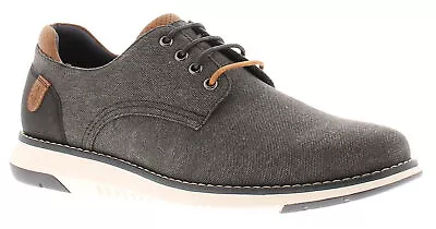 Hush Puppies Mens Shoes Canvas Memory Foam Bruce Grey UK Size • £39