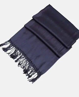 Pashmina Scarf 100% Viscose Shawl All Plain Colours £5.99. Same Day Dispatch📦 • £5.99