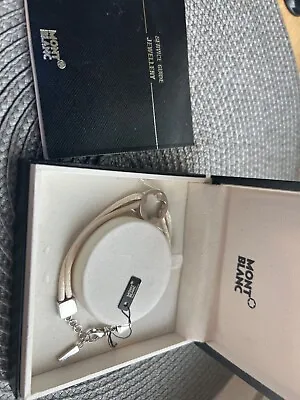 Mont Blanc Silver Bracelet • $170