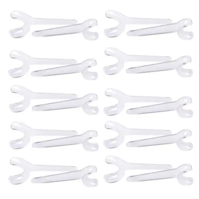 10x Clear T-Shape Intraoral Cheek Mouth Retractor Opener Large And Small Size Cr • £8.51