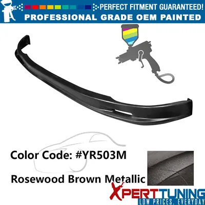 Fits 92-95 Honda Civic Sedan Mugen Painted #YR503M Front Bumper Lip Spoiler PU • $226.87