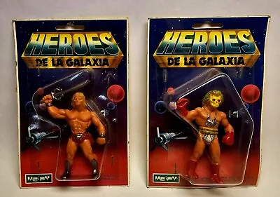 Serpidor & Zarkan Heroes De La Galaxia 1985 3.75 Inch Knock Offs MOTU Meipy  • $120